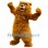 Energetic Brown Bear Mascot Costume