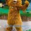 Energetic Brown Bear Mascot Costume
