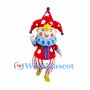 Colorful Clown Mascot Costume