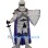 The White Knight Mascot Costume