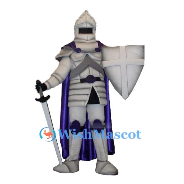 The White Knight Mascot Costume