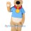 Friendly House Dog Mascot Costume