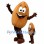 Cute Almond Mascot Costume