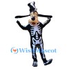 Skeletal Goofy Halloween Mascot Costume