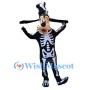 Skeletal Goofy Halloween Mascot Costume