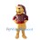 Festive Winnie the Pooh Mascot Costume