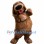 Bouncy Brown Dog Mascot Costume