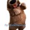 Bouncy Brown Dog Mascot Costume