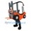 Cartoonish Forklift Mascot Costume