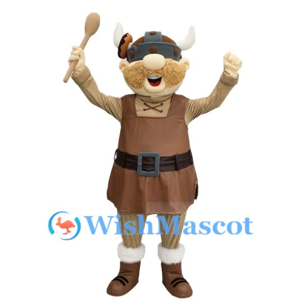 Viking Plush Mascot Costume