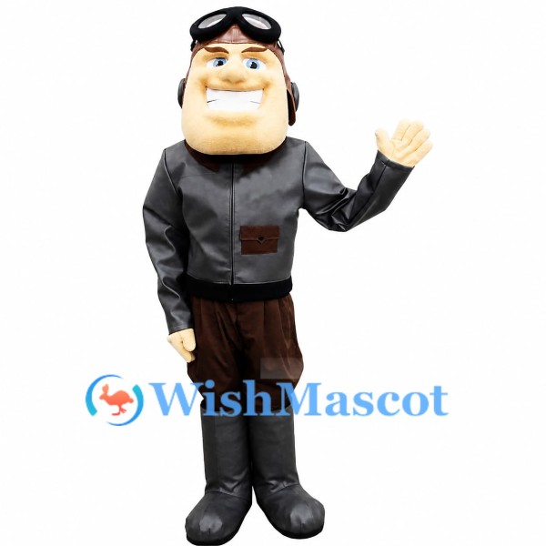 Vintage Aviator Mascot Costume