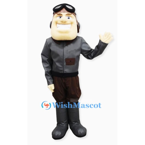 Vintage Aviator Mascot Costume