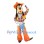 Cowboy Goofy Mascot Costume