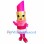 Pink ‌Lipstick Mascot Costume