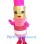 Pink ‌Lipstick Mascot Costume