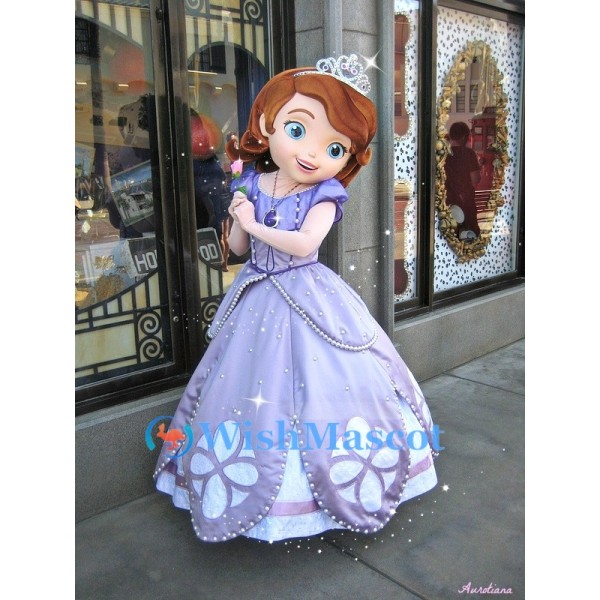 Sofia the First Mascot Costume