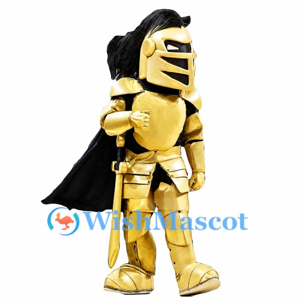 Golden Armored Knight‌ Mascot Costume