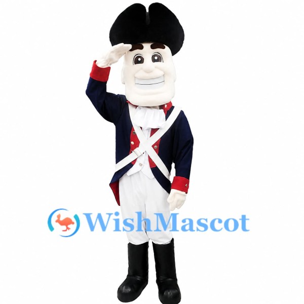 Colonial Salute Mascot Costume
