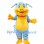 Yellow Pig Mascot Costume