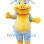 Yellow Pig Mascot Costume