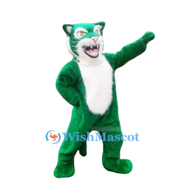 Green Tiger Mascot Costume