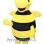 Cute Yellow Bee Mascot Costume