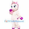 Magical Pink Unicorn Mascot Costume