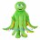 Green Octopus Mascot Costume