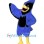 Vibrant Blue Jay Mascot Costume