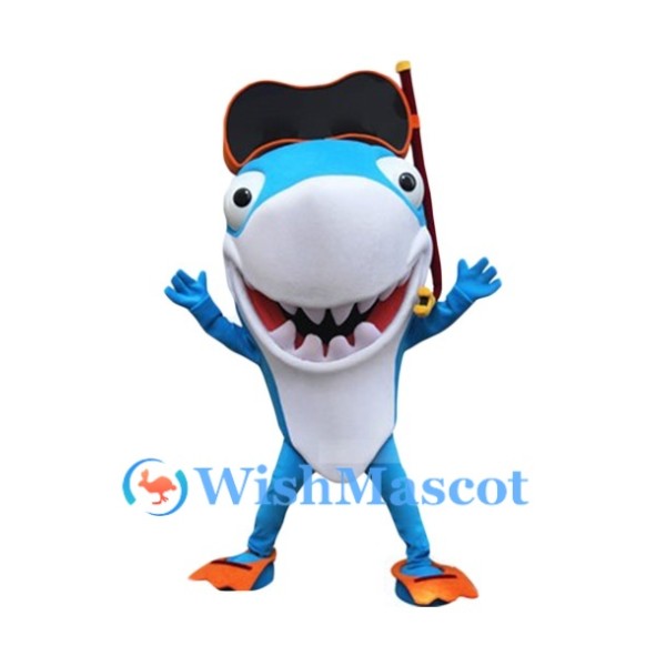 Diving ‌Shark Mascot Costume