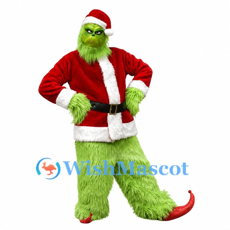 Grinch Christmas Mascot Costume