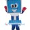 Blue Computer Mascot Costume