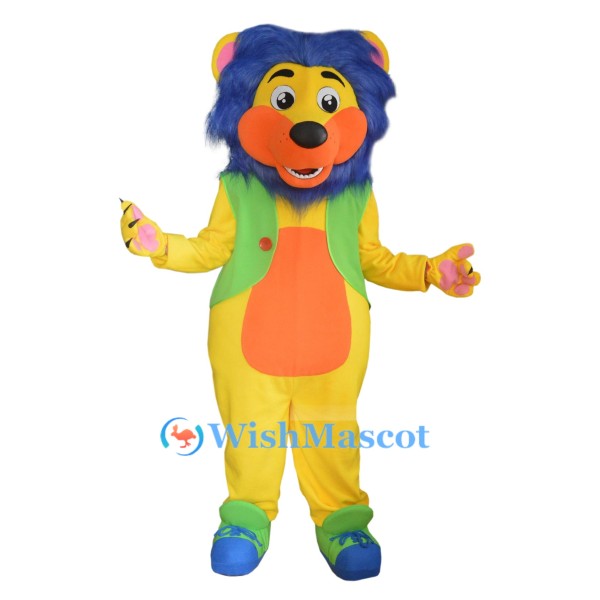 Colorful Lion Mascot Costume