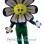 Cartoon Flower Mascot Costume