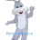 Gray Easter Bunny Mascot Costume