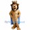 Crown-Adorned Lion King Mascot Costume