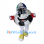 Enthusiastic Soccer Mascot Costume