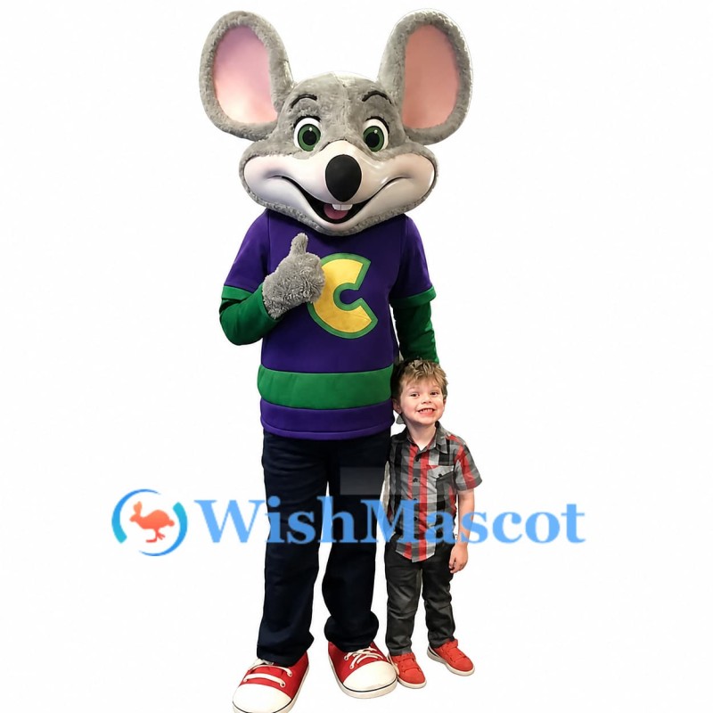 ‌Chuck E. Cheese Mascot Costume