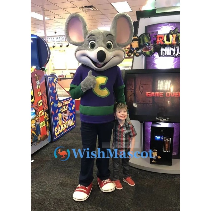 ‌Chuck E. Cheese Mascot Costume