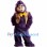 Furry Purple Monkey Mascot Costume