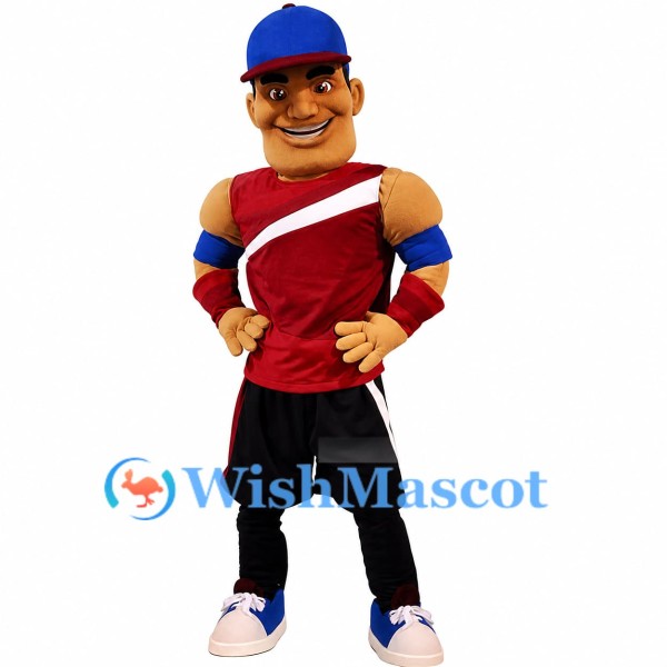 Athletic Boy Mascot Costume
