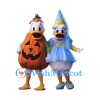 Halloween Donald and Daisy Duck Mascot Costume