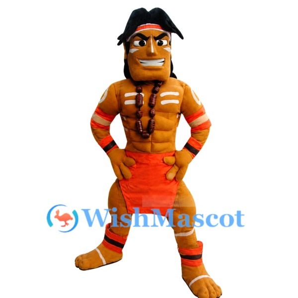 Tribal Warrior Mascot Costume