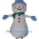 Cute Snowman Mascot Costume