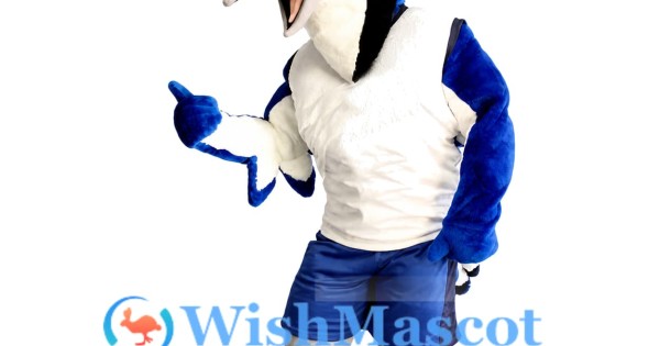 Blue Bird Mascot Costume for Sports Events - gmascot0472