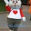 Love Easter Rabbit Mascot Costume