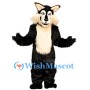 Black Wolf Mascot Costume