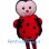 Cute Ladybug Mascot Costume