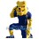 School Yellow Bulldog Mascot Costume