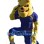 School Yellow Bulldog Mascot Costume